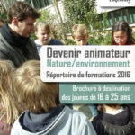 Illustration brochure animateur nature/environnement