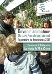 Illustration brochure animateur nature/environnement