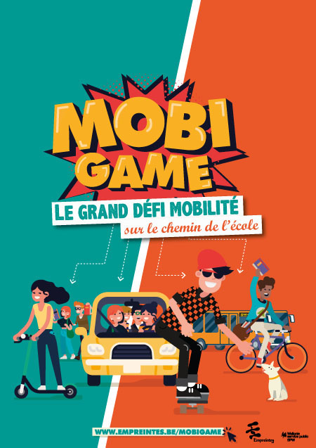 Défi mobilité pour les écoles secondaires par l'asbl Empreintes : le MOBIGAME à l'automne et au printemps