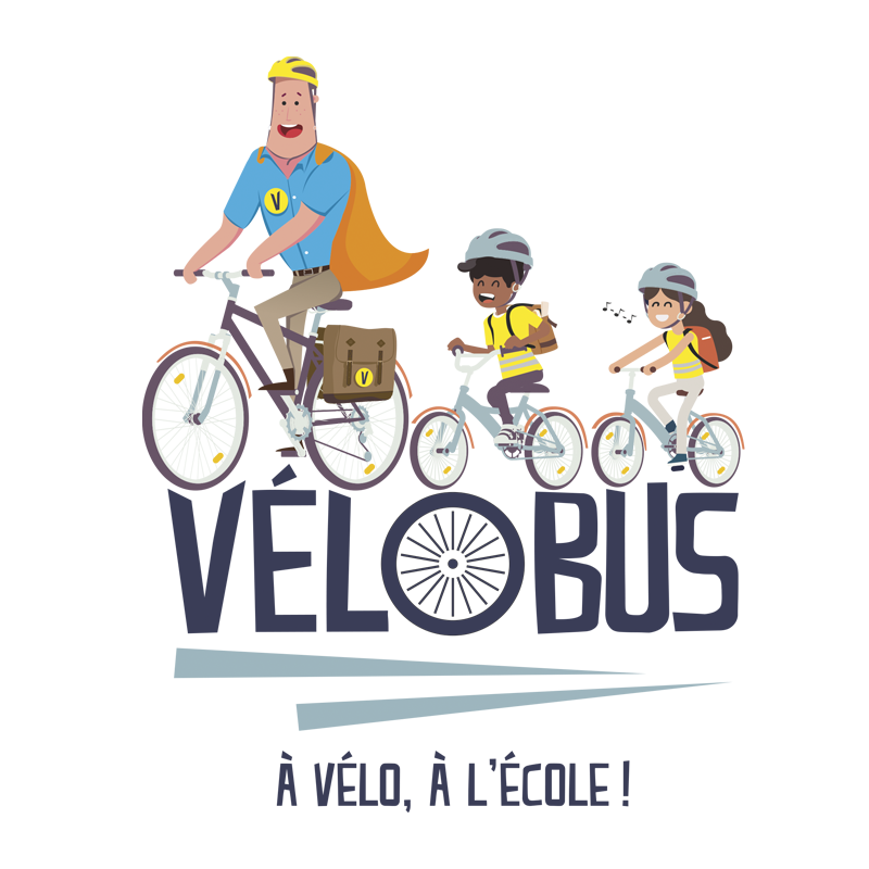 Vélobus, aller à l'école en groupe à vélo